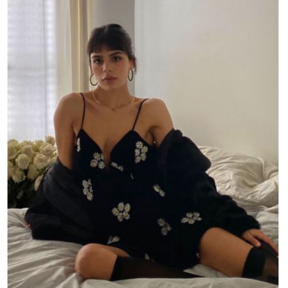 Urban Outfitters Ginger embroidered mini dress M